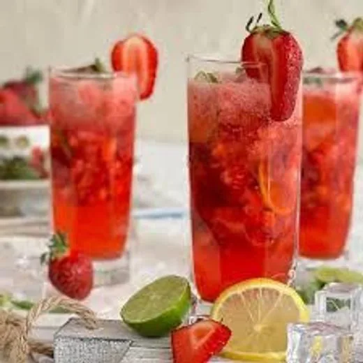 Lemon and Strawberry Drink