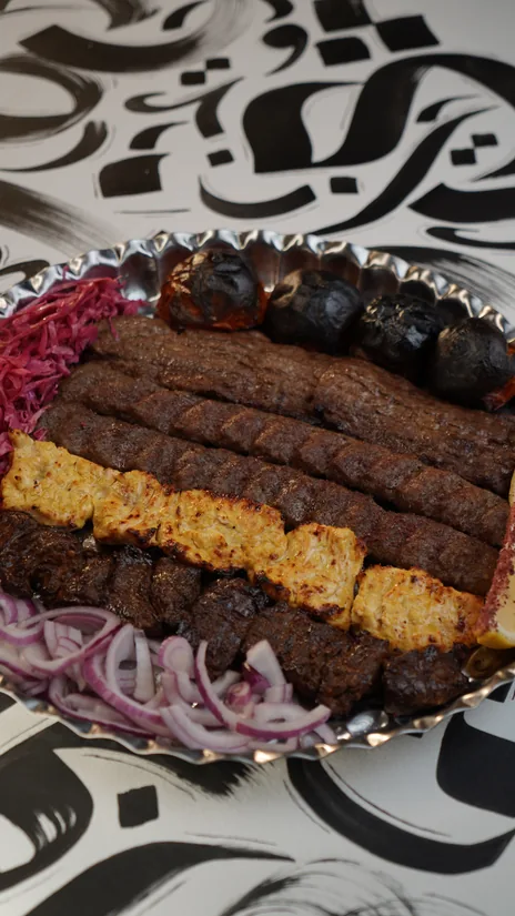 Plate for 4 person with rice