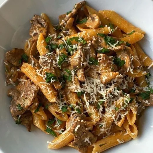 Steak Alfredo
